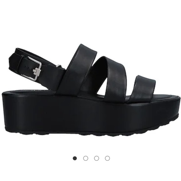 Tod’s Black Leather slingback Sandals 35 1/2 - Picture 4 of 5